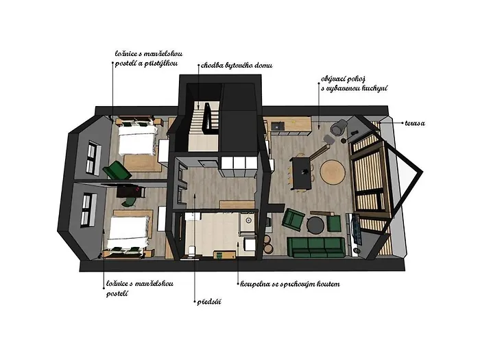 Apartmán Nad údolím šumava